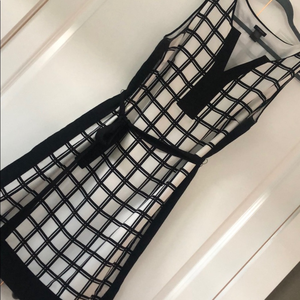 Black and white Ann Taylor Dress
